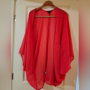 Women's plus ruana